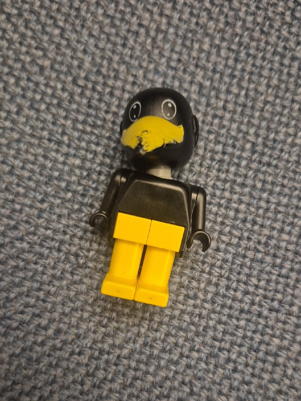 Lego Black and Yellow Bird-Head Minifigure